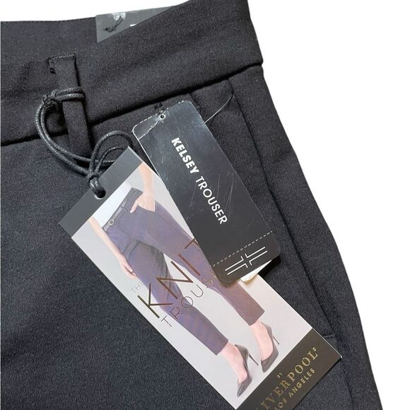 NWT LIVERPOOL The Knit Kelsey Trouser Pants Black Size 4 / 27 - Picture 9 of 10